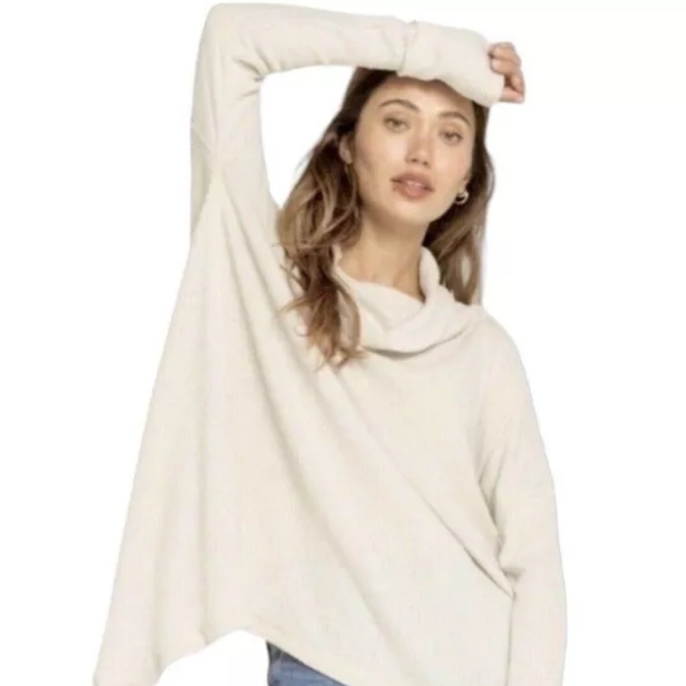 ❣️HOST PICK ❣️ Free People Juicy Waffle Knit Top NWT - Picture 2 of 8